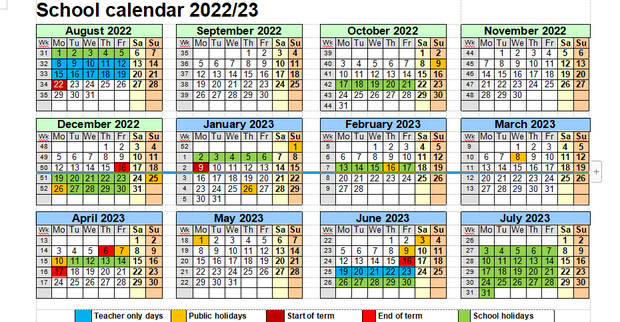 KISU Calender 2022-23